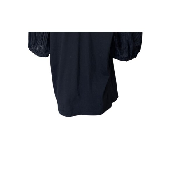 Express Womens Puff Sleeve Peasant Top Size L NWT Cotton Cottagecore Lagenlook - Picture 6 of 11